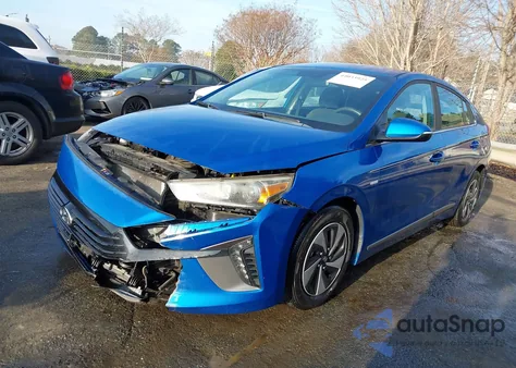 2017 Hyundai Ioniq Hybrid Sel from USA, damaged, VIN KMHC75LC8HU028771